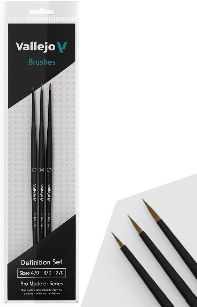 Vallejo Pro Modeler Definition Brush Set