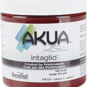 Akua Intaglio Ink – Red Oxide, 8 oz / 237 ml Jar