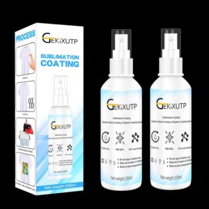 Sublimation Coating Spray for T-Shirts, Canvas, Polyester Fabric – 2 pcs 100 ml