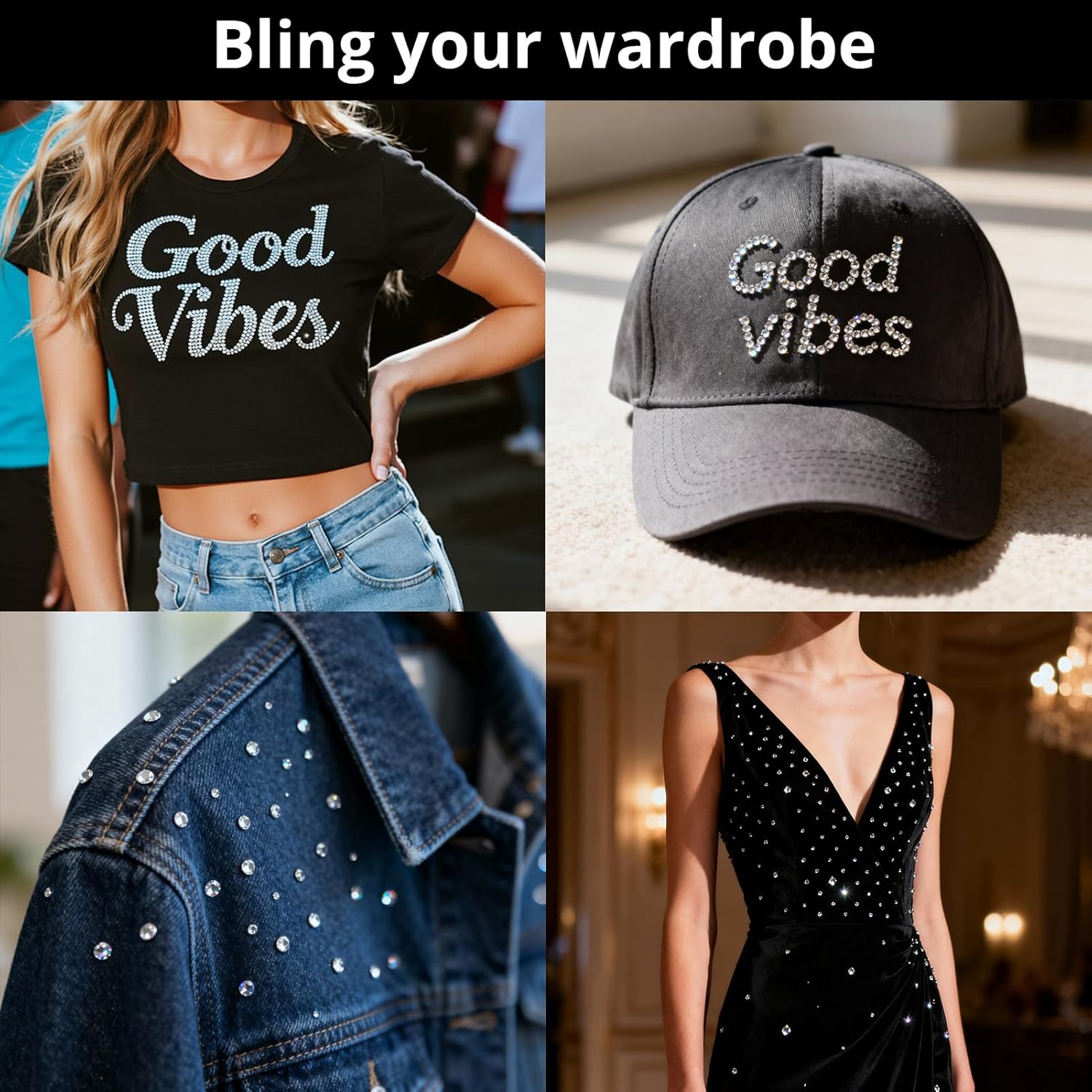 Worthofbest Hotfix Rhinestone Applicator Kit with Rhinestones - Image 4