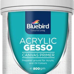 Bluebird Heavy Acrylic Gesso Primer – White 28.2 oz / 800 g