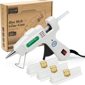 SHJADE Mini Hot Glue Gun Kit with 30 Glue Sticks (20 W)