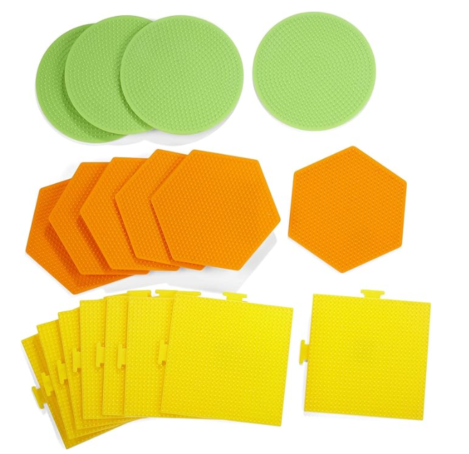 Perler Large Fuse-Bead Pegboards – 18 Pack - Image 2