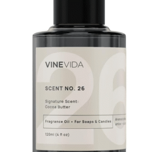 VINEVIDA Cocoa Butter Fragrance Oil (4 oz) – Candle & Soap Making Scent