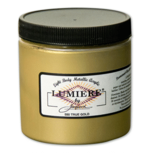 Jacquard Lumière Fabric Paint 8 oz – True Gold