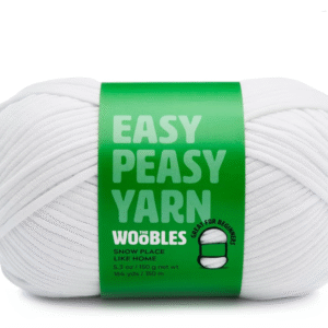 The Woobles Easy Peasy Yarn for Beginners – Cotton-Nylon Blend (150 g / 150 m)