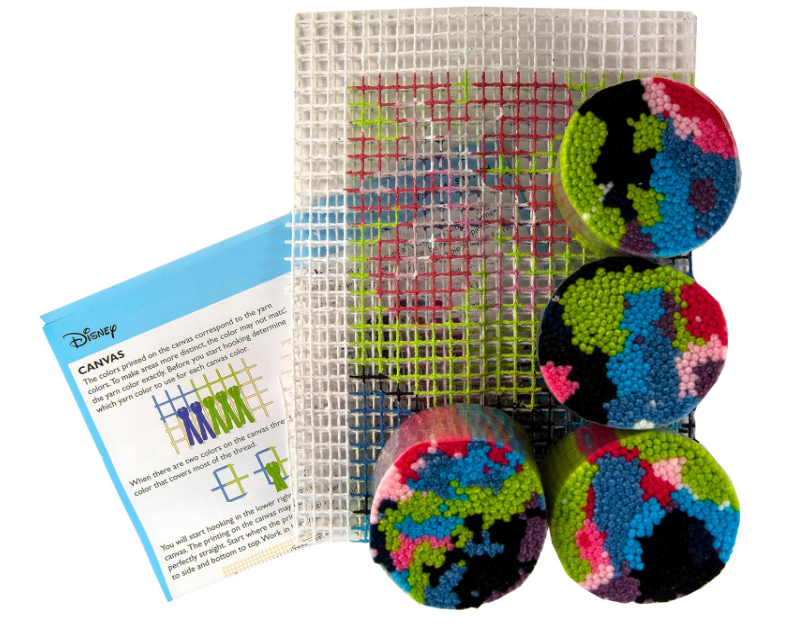 Dimensions Disney’s Lilo & Stitch Latch Hook Kit for Beginners – Finished Size 12″ x 12″ - Image 2