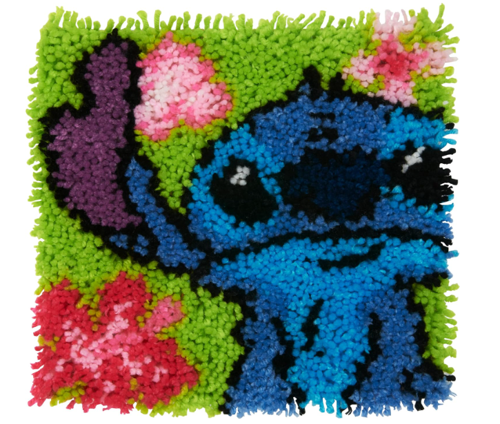 Dimensions Disney’s Lilo & Stitch Latch Hook Kit for Beginners – Finished Size 12″ x 12″ - Image 3