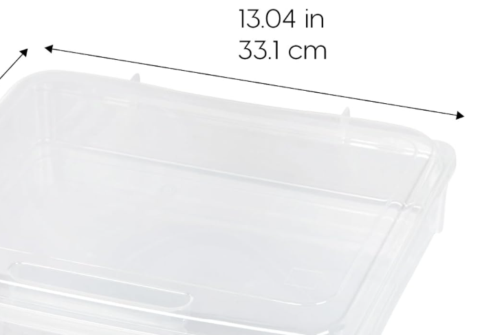 IRIS USA Board Game / Craft Organizer Box with Snap‑Tight Latch Lid, 6‑Pack - Image 2