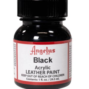 Angelus Acrylic Leather Paint – Black 1 Fl Oz