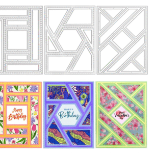 3 PCS Rectangular Die Cuts for Card Making