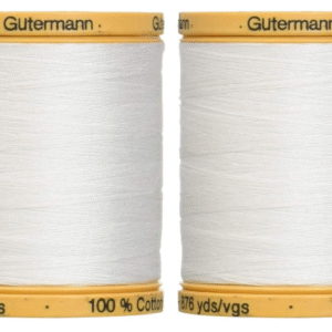 GÜTERMANN Natural Cotton Thread – 876 Yards Each (2-Pack)