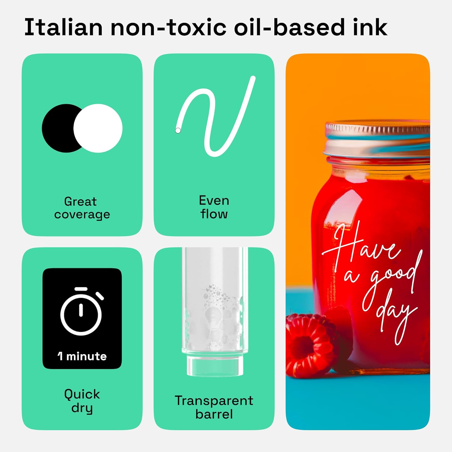 ARTISTRO White Permanent Marker – Set of 2 (0.7 mm Extra Fine Tip) - Image 3